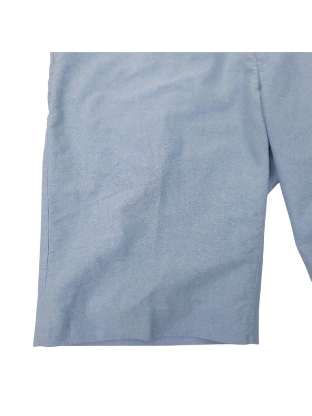 Polo Ralph Lauren Shorts Mens 34 Blue Chambray Chino Flat Front Casual Preppy